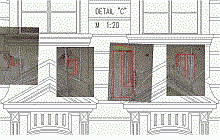 Spezielle Architekturvermessungen - Fragmente einer historischen Fassade