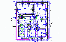 Architektur- und  Gebäudeaufnahmen –  Pfarre in Roprachtice – Grundriss - Erdgeschoß