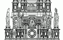 Architektur- und  Gebäudeaufnahmen –  Pestsäule  in Olomouc –  Photogrammetrie – Detailansicht