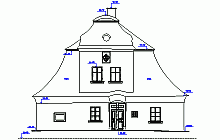 Architektur- und  Gebäudeaufnahmen –  Pfarre in Roprachtice – Fassade