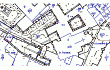 Franciscan Kloster in Cheb –  Topographischer Bestandsplan