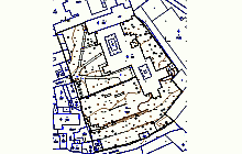 Minorite Kloster in Český Krumlov –  Topographischer Bestandsplan