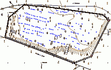 Topografische Bestandsaufnahme – Česká Lípa –  Jüdischer Friedhof  – Topografische Vermessung