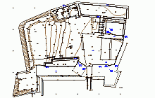 Topografische Bestandsaufnahme -  Grundriss der Festung  - Cheb ( Eger ) - Topografische Vermessung