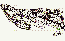 Topografische Bestandsaufnahme – Prag-Michle –  Lage und Höhe Bestandsplan des Betriebsgeländes