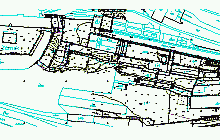 Topografische Bestandsaufnahme - Děčín – Lage – Höhenpläne  des Schlossgartens