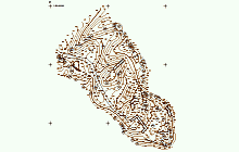 Topografische Bestandsaufnahme - Pořešín – Naturbestand von Umgebung der Ruine