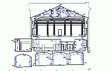 Architekturvermessung -  Schnitte – DWG –  Staropramen - Brauerei in Prag