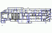 Gebäudeaufnahmen -  Schnitte – DWG –  Kultur-Haus in Lidice