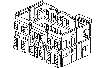 Atypical measured building surveys – The Tuscany palace in Pratgue – the spatial reconstruction of the original great hall